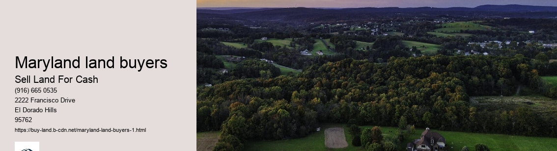 Maryland land buyers