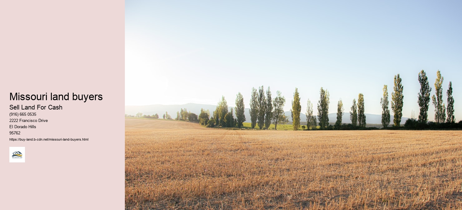 Missouri land buyers